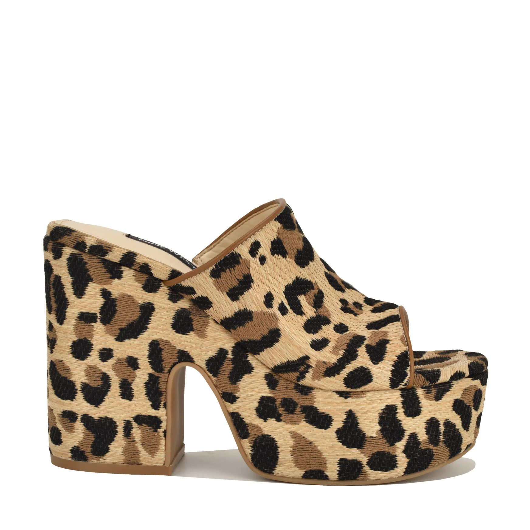 Nine West Women's Olley Platform Slide Sandals Textile (Size 6.5) Medium Width | Nine West (US)