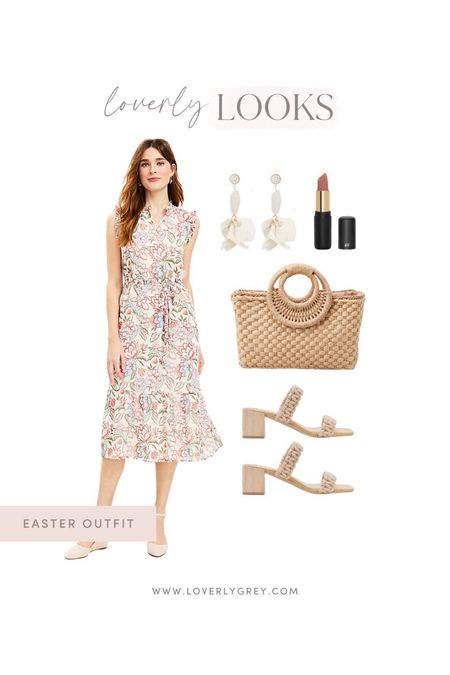 Classic Easter look! I love this tiered tie front dress and earrings! 

#LTKSeasonal #LTKstyletip #LTKFind