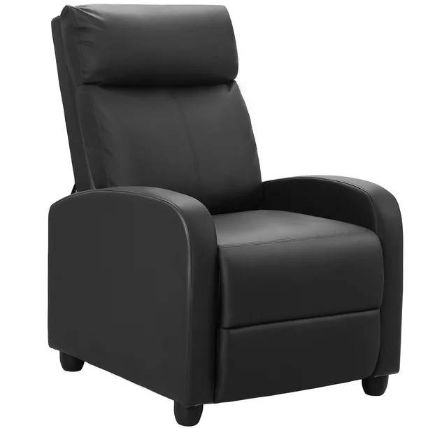 Homall Recliner Chair Padded Seat Pu Leather for Living Room Single Sofa Recliner Modern Recliner... | Walmart (US)