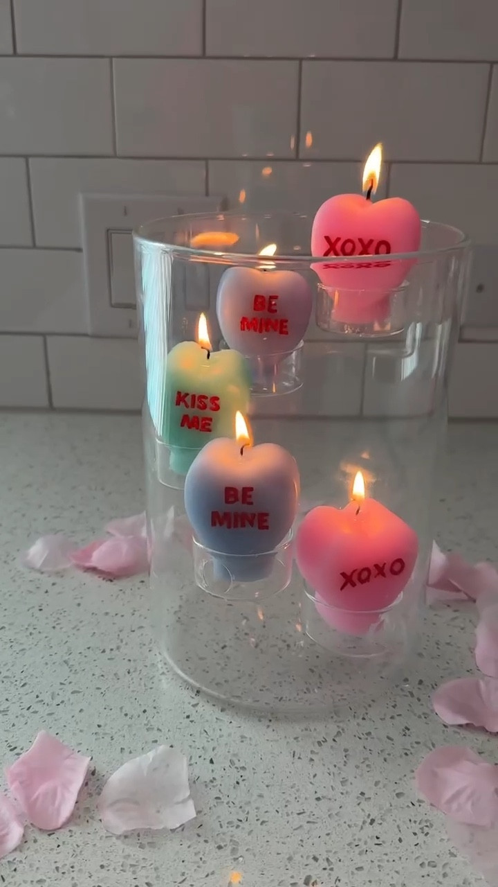 Valentine’s Day decoration idea!! This vase is fun, and I love swapping these candles for each season 🩷❤️

Seasonal, decorations, home, hearts, unique, candles, conversation hearts, trending, Amazon 

#LTKHoliday #LTKHome #LTKSeasonal
