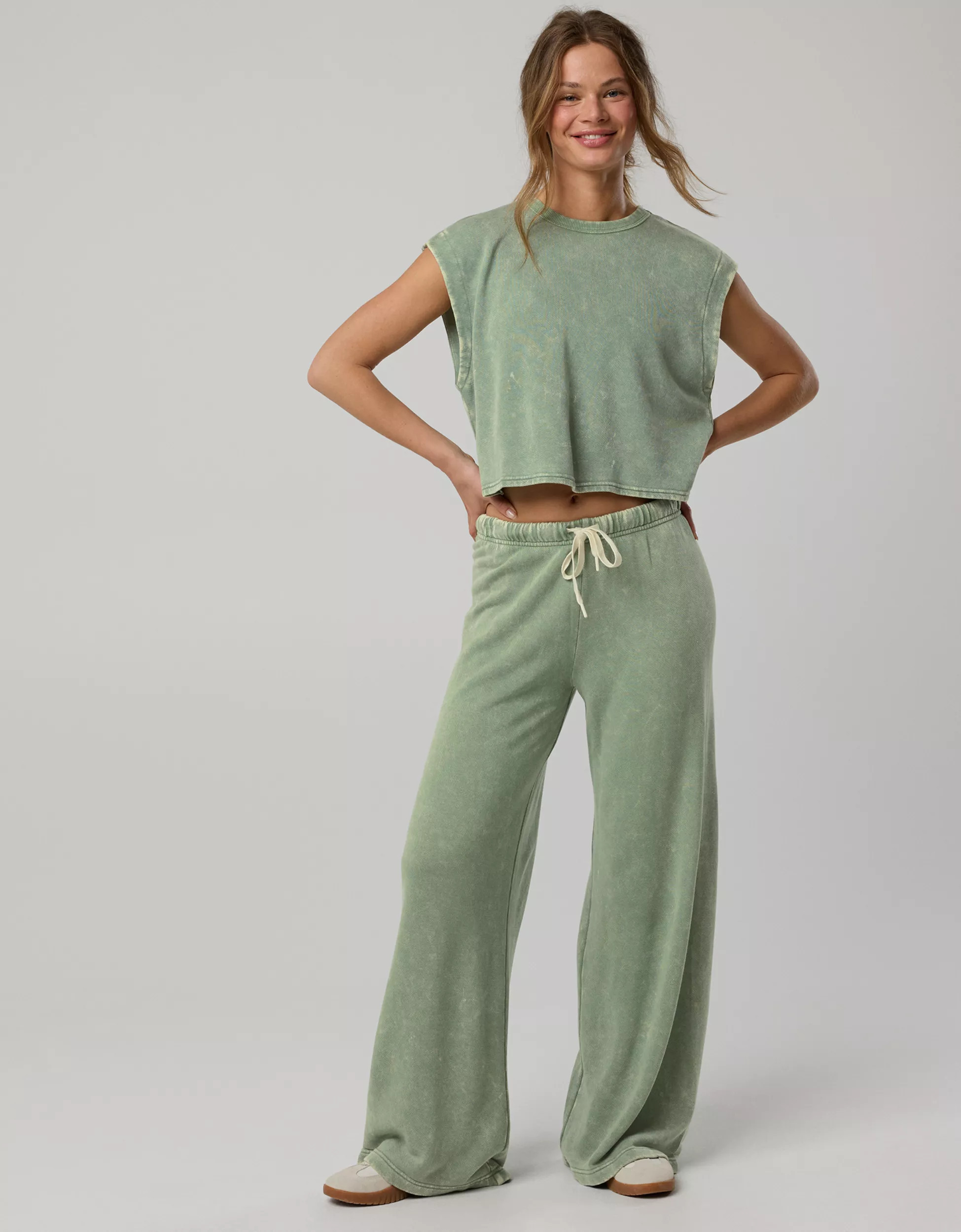 OFFLINE By Aerie Keep It 100 Terry Trouser | Aerie