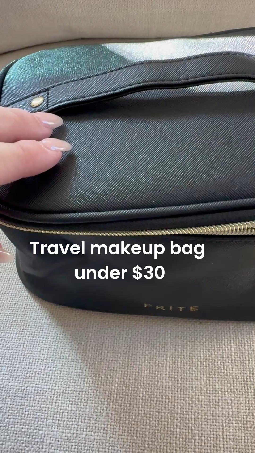 Travel vanity bag
Travel makeup bag with top handle


#LTKdayinmylife #LTKgrwm #LTKTravel