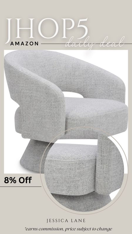 Amazon Daily Deal, save 8% on this gorgeous modern upholstered swivel dining chair. Dining chair, upholstered chair, Amazon home, Amazon furniture, Amazon deal

#LTKSaleAlert #LTKHome #LTKStyleTip