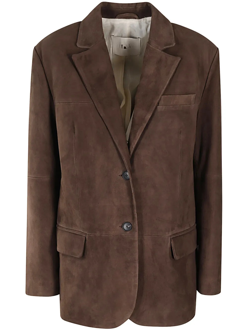 Tela Leather Blazer | Brown | FARFETCH ES | Farfetch Global