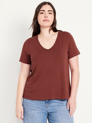 Luxe V-Neck T-Shirt | Old Navy (US)