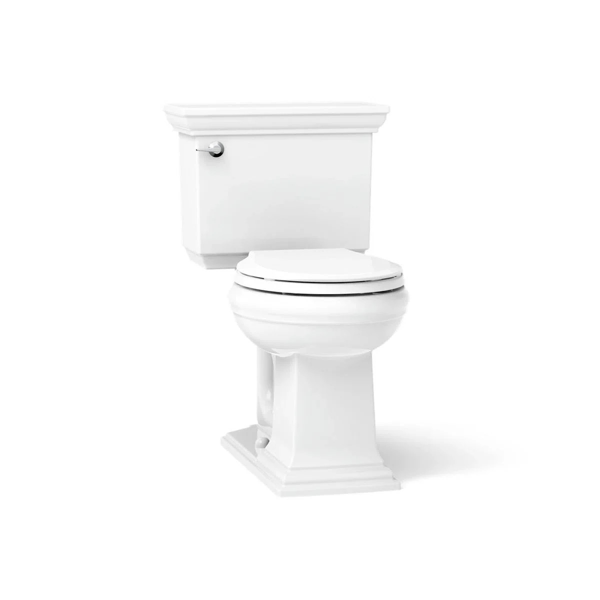 Kohler Memoirs Stately 1.28 GPF (Water Efficient) Round Two-Piece Toilet & Reviews | Wayfair | Wayfair North America