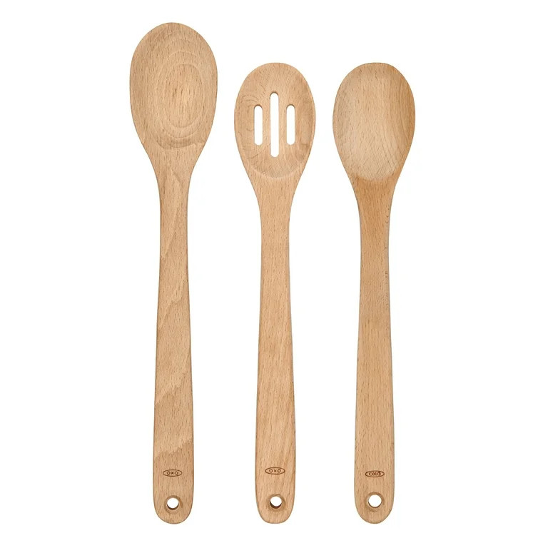 OXO Softworks Wooden 3-Piece Cooking Spoons | Walmart (US)
