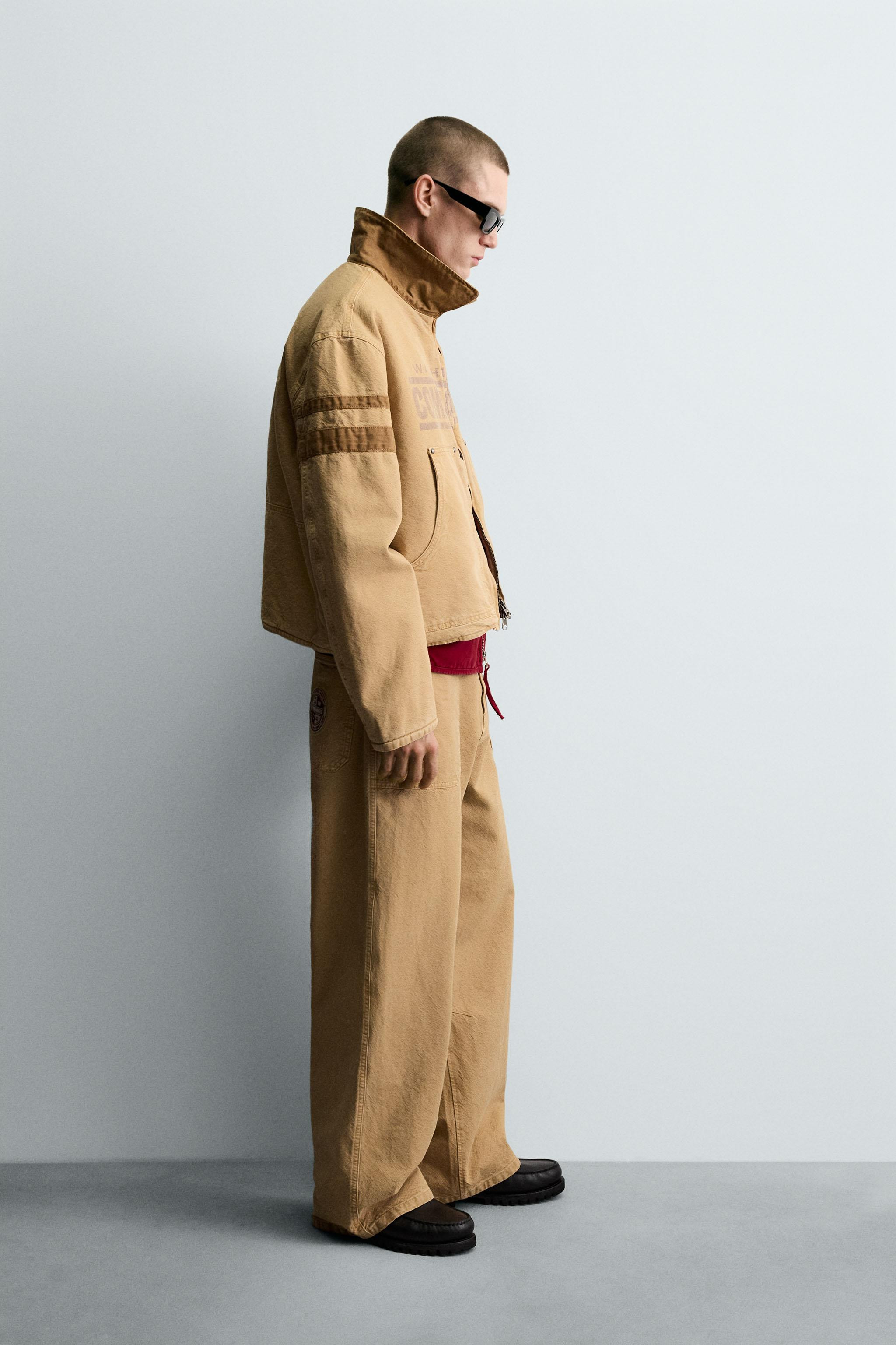 WASHED EMBROIDERED PATCH NFL WASHINGTON COMMANDERS JACKET | Zara US