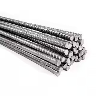 0.48 in. x 2 ft. Black Nature Surface Metal Rebar (16-Pack) | The Home Depot