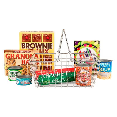 Melissa & Doug Grocery Basket - Pretend Play Toy With Heavy Gauge Steel Construction | Target