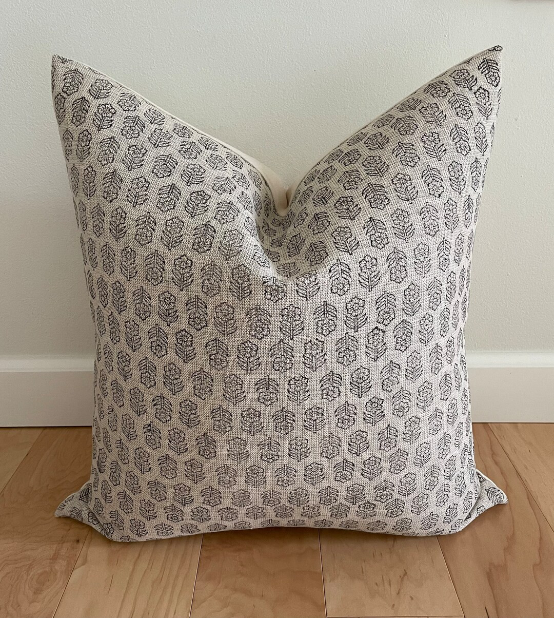Flower Print Pillow Cover Throw Pillow Decorative Pillow - Etsy | Etsy (US)