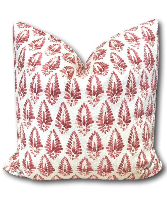 Lacefield Designs Linen Blend Basketweave Rosa Pillow Cover  | Etsy | Etsy (US)