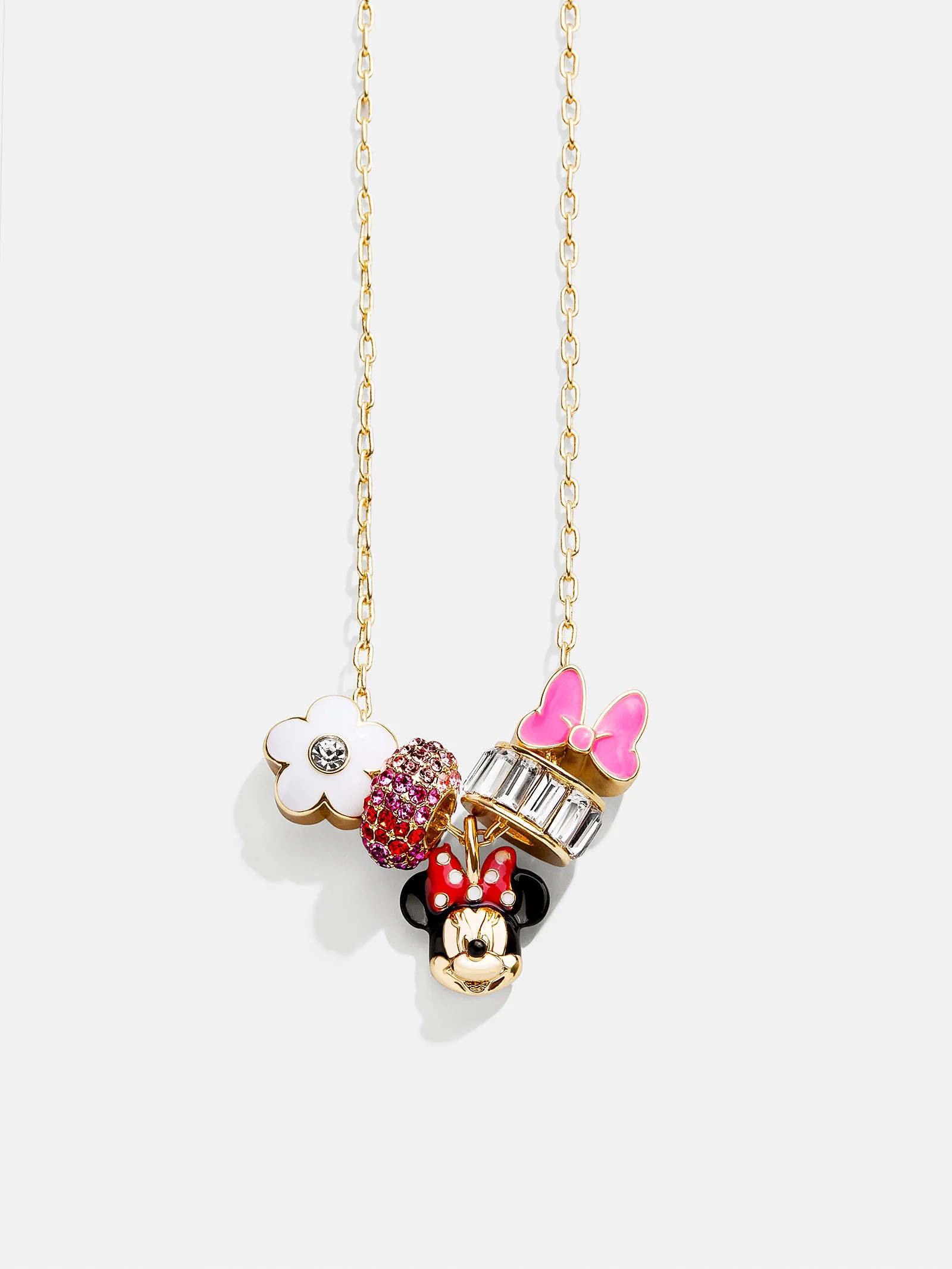 Disney Minnie Mouse Beaded Charm Necklace - Minnie Mouse | BaubleBar