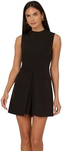 Adrianna Papell Women's Peplum Romper | Amazon (US)