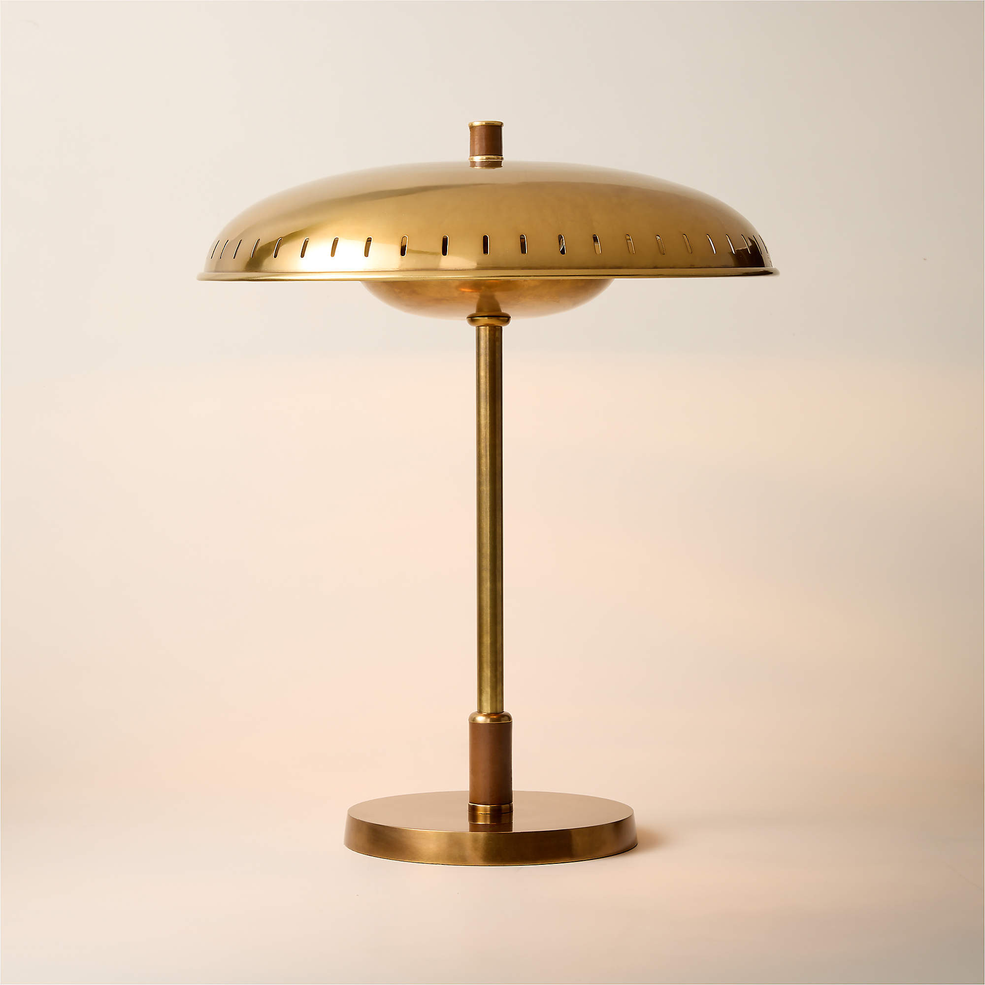Atelier Aged Brass Table Lamp by Todd Snyder | CB2 | CB2