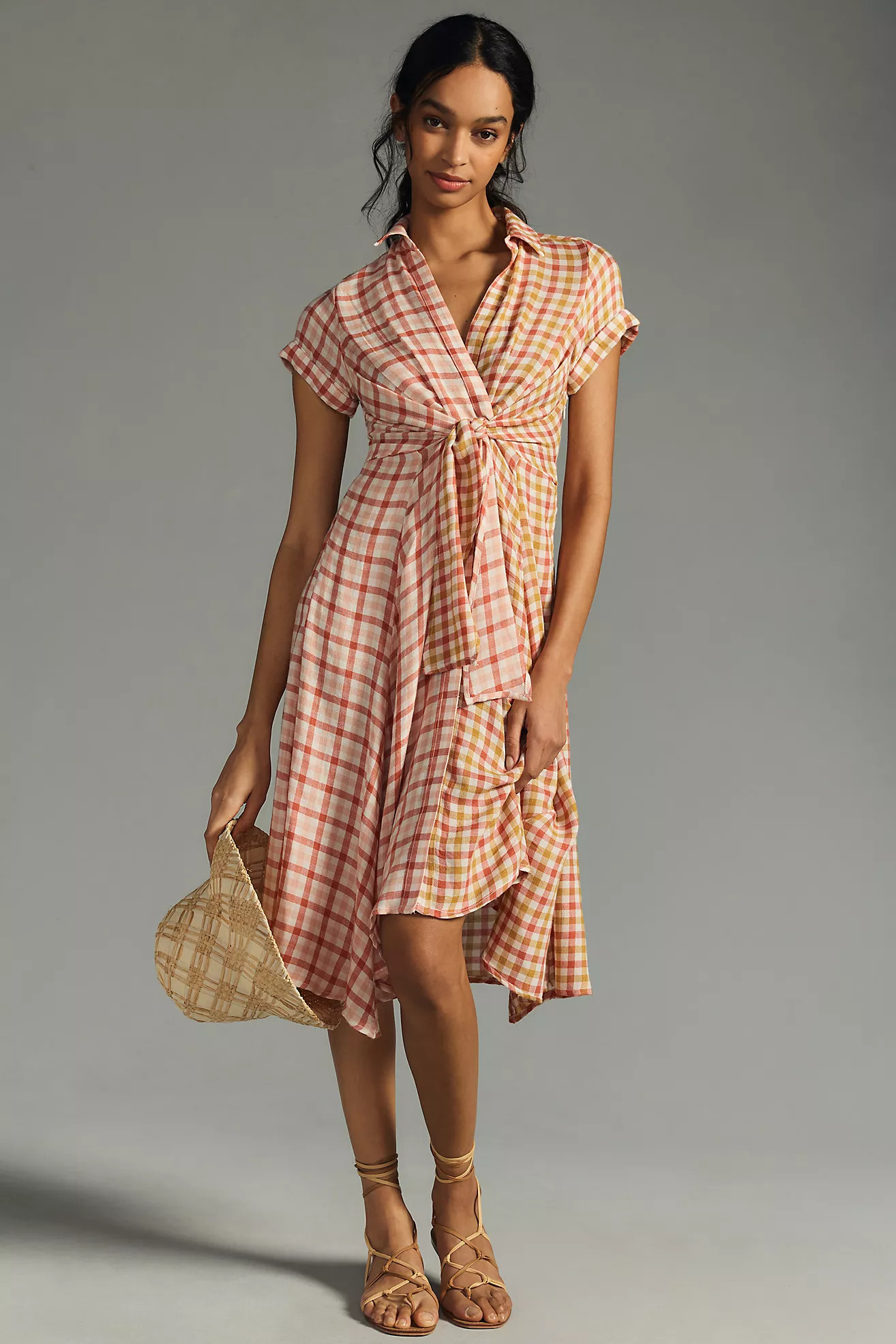 Pilcro Twist-Front Shirt Dress | Anthropologie (US)