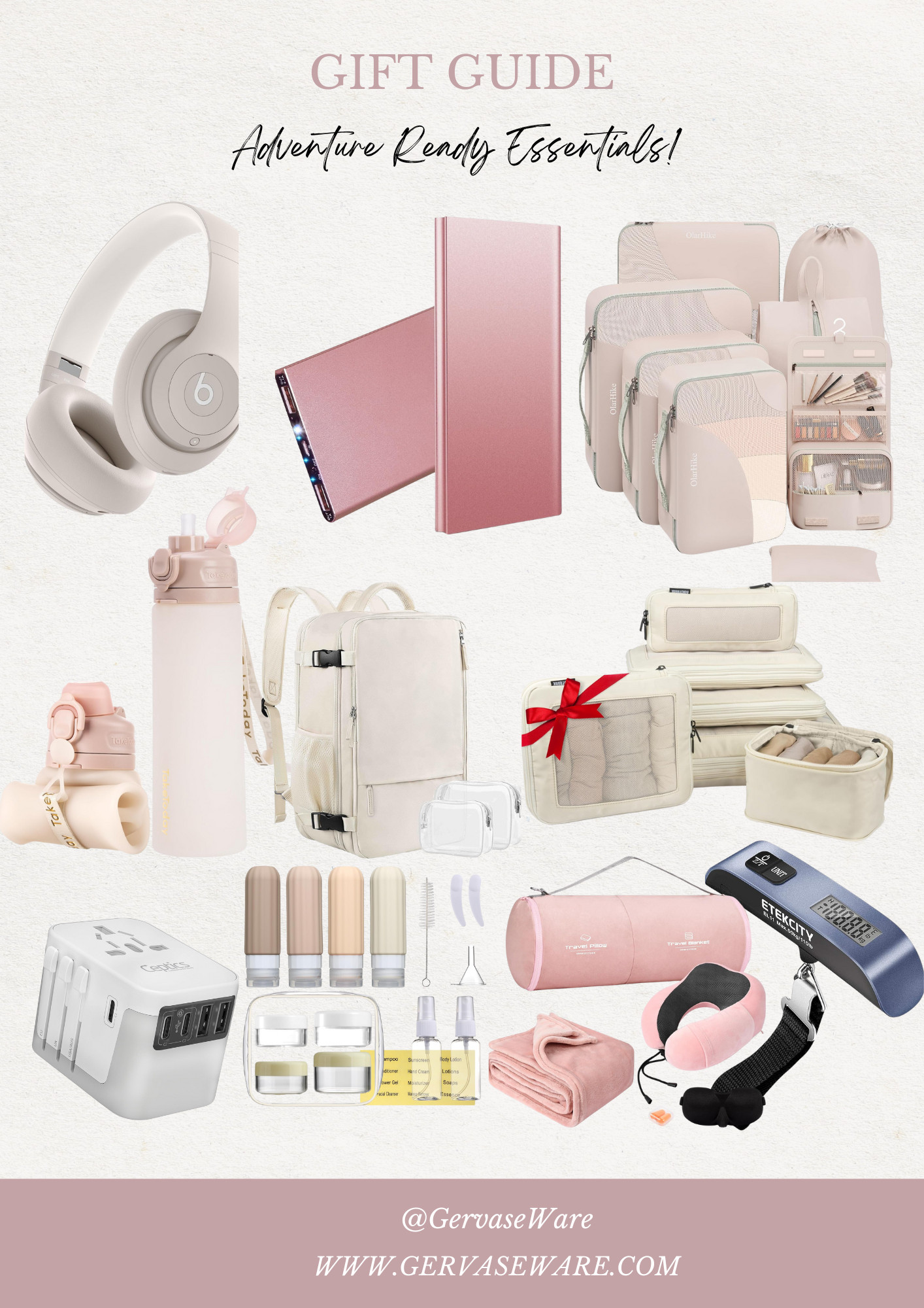 Travel essentials for her. 

 #LTKGiftGuide #LTKTravel