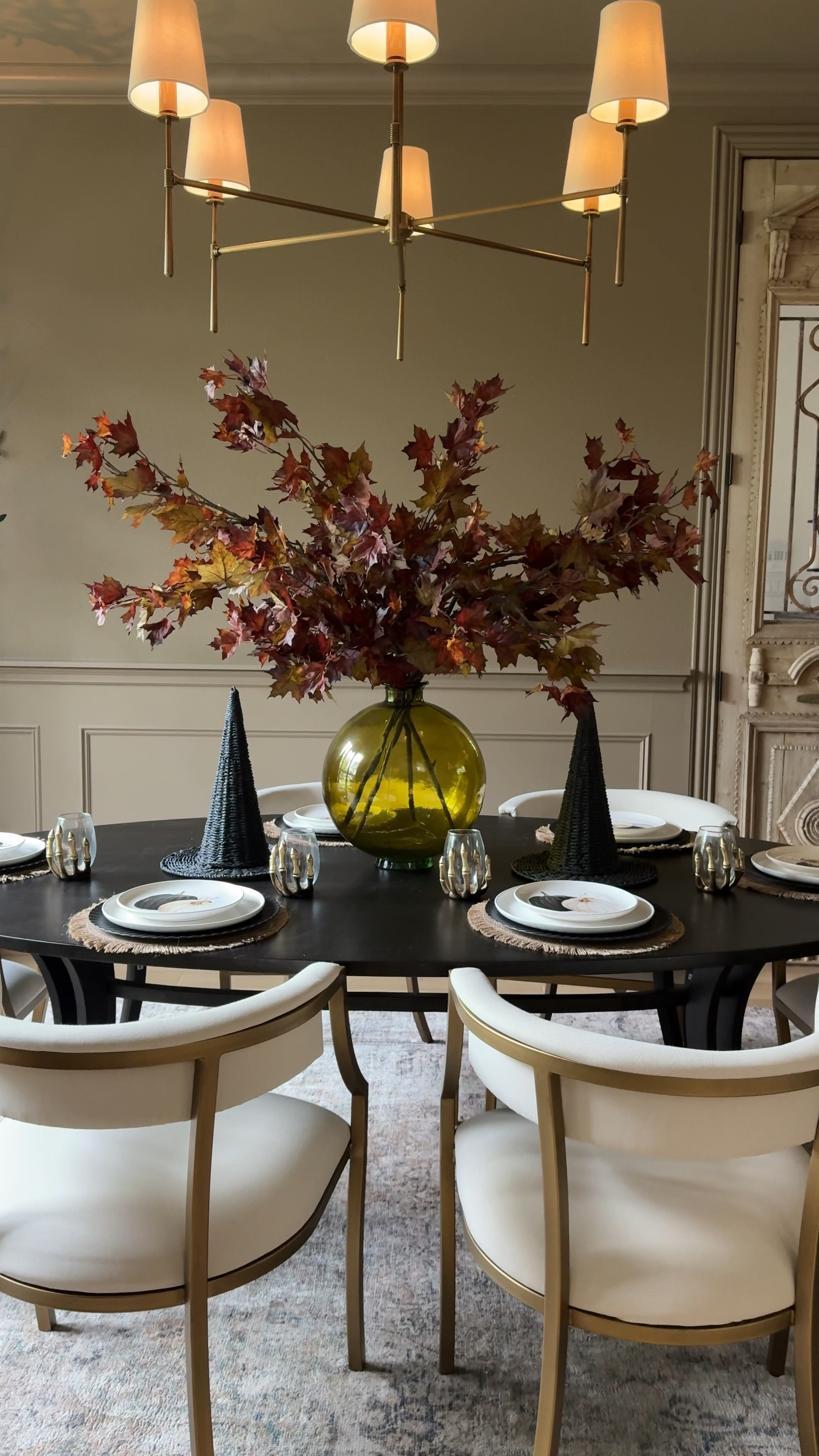 Halloween in our dining room 

#LTKStyleTip #LTKHome #LTKSeasonal