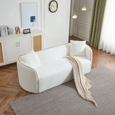 82" Curved Sofa,3-Seater,Living Rooms,Bedrooms,Apartment Office | Wayfair North America