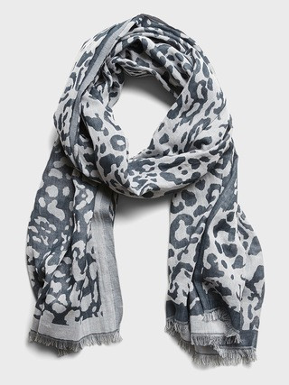 Leopard Print Scarf | Banana Republic (US)