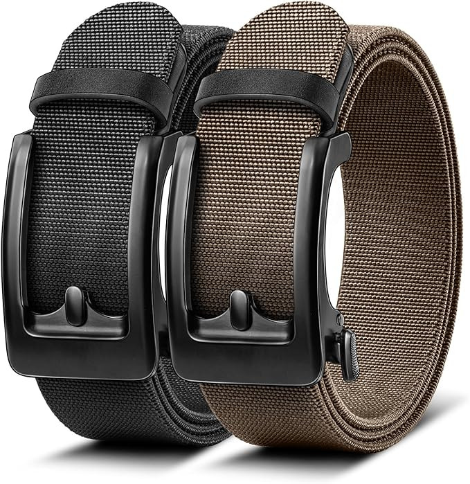 BULLIANT Men Belt Multi-Pack,Stretchable Ratchet Belt Adjustable For Men Gift Golf Casual Jeans P... | Amazon (US)