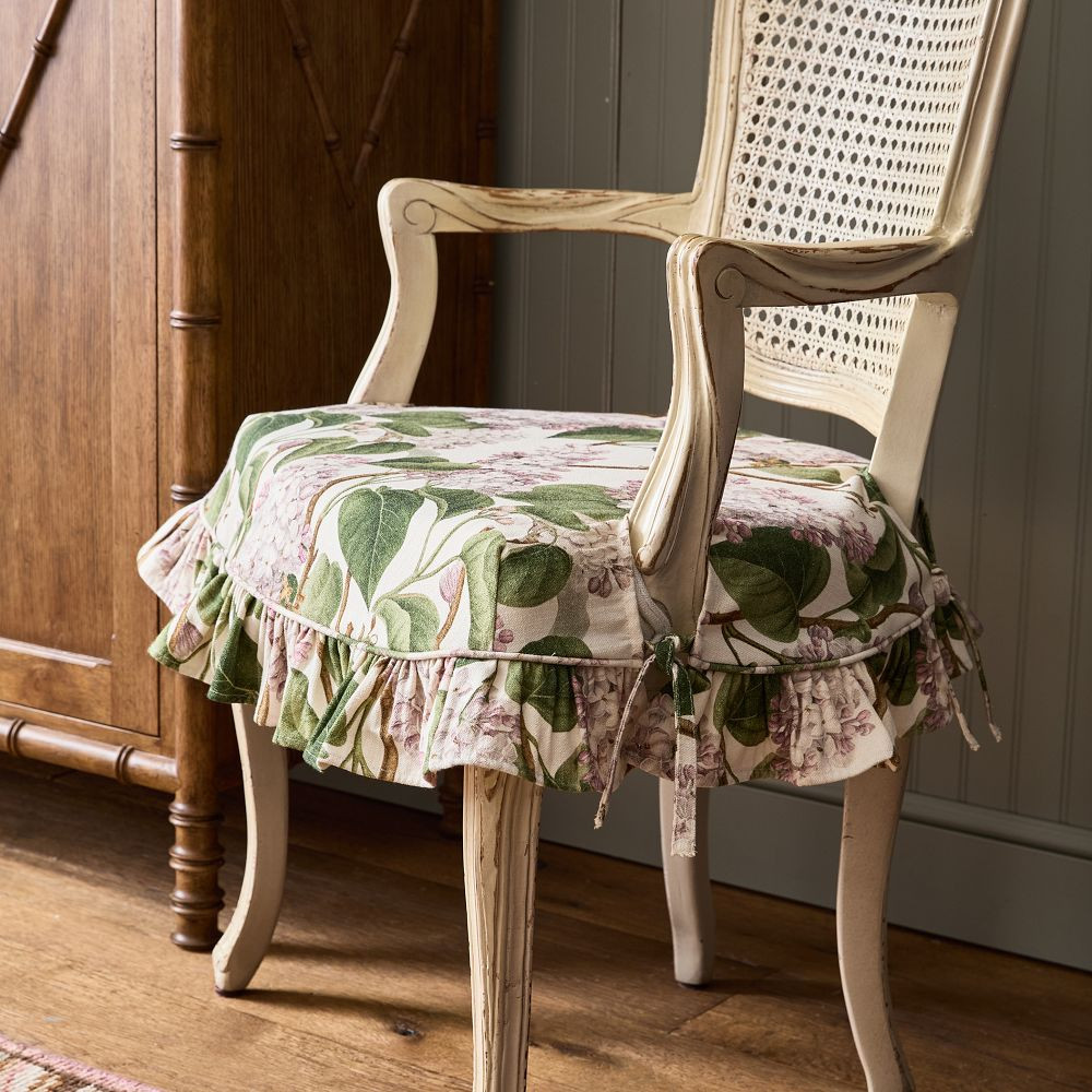 NYBG Lilacs Verbena Seat Cover | GreenRow