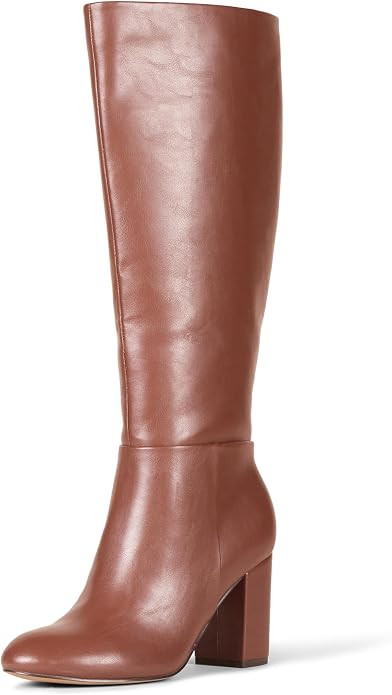 Amazon Essentials Women's Tall Heel Boot with Memory Foam Insole, Interior Zipper | Amazon (US)