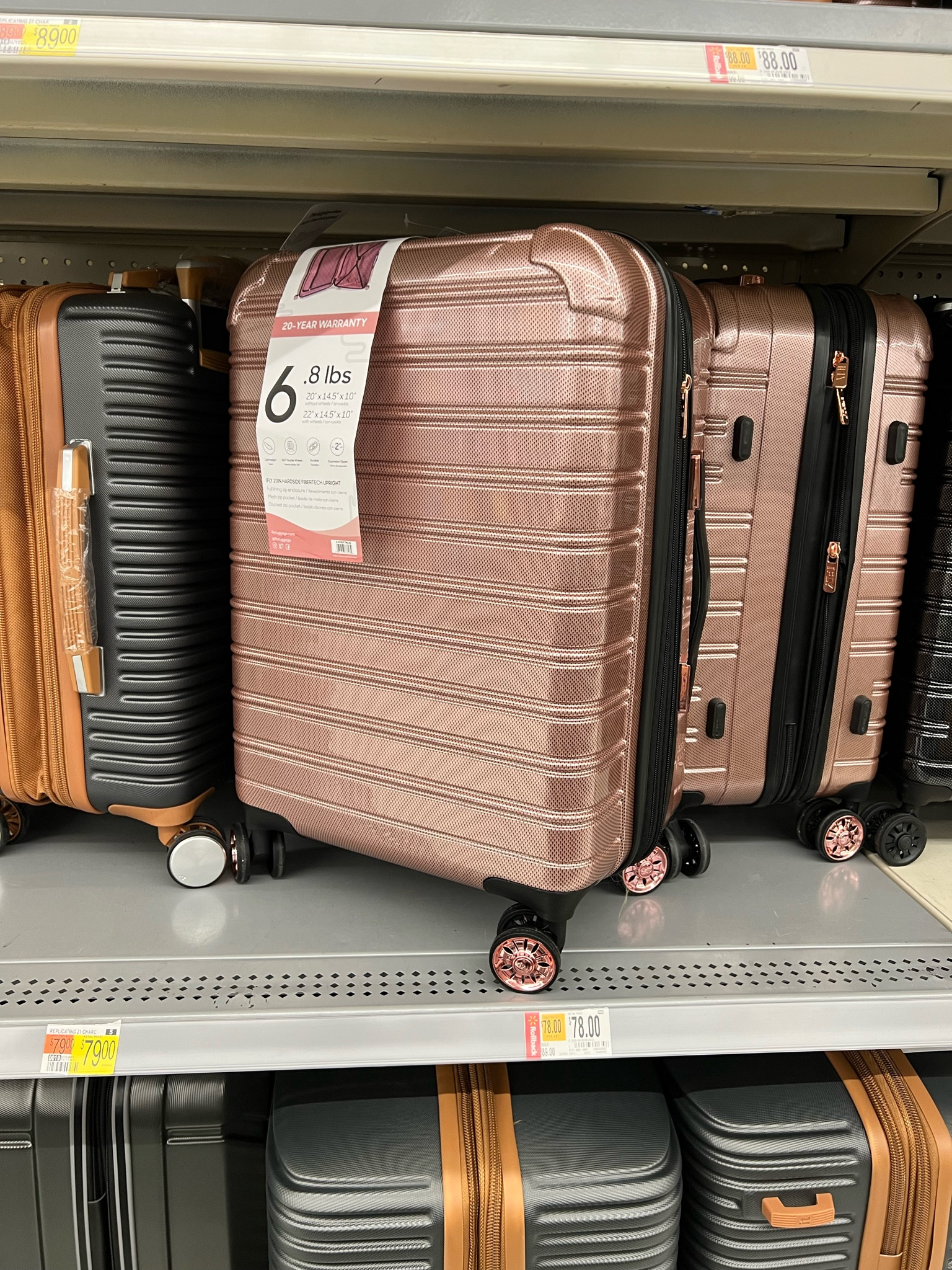 Carry on luggage suitcase travel Walmart affordable iFly hard sided 

#LTKtravel