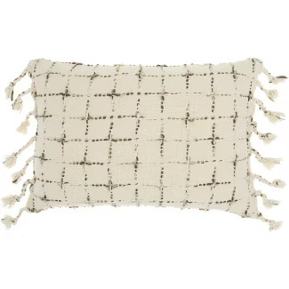 Life Styles Woven Grid Throw Pillow - Mina Victory | Target