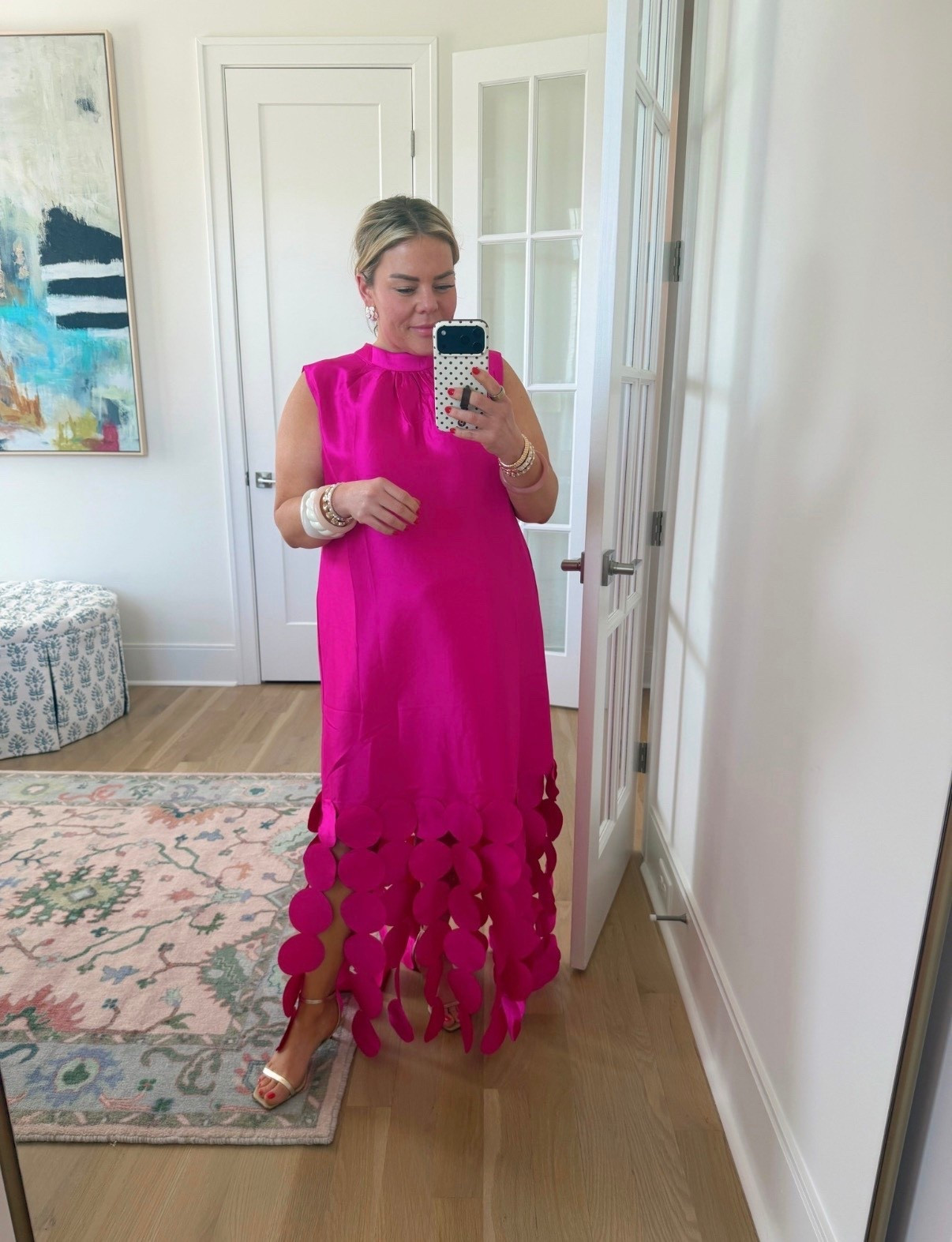 Obsessed with this gorgeous hot pink  gown. It’s perfect for any summer weddings or galas! 

#LTKgrwm #LTKootd #LTKSeasonal
