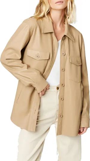 BLANKNYC Faux Leather Shacket | Nordstrom | Nordstrom