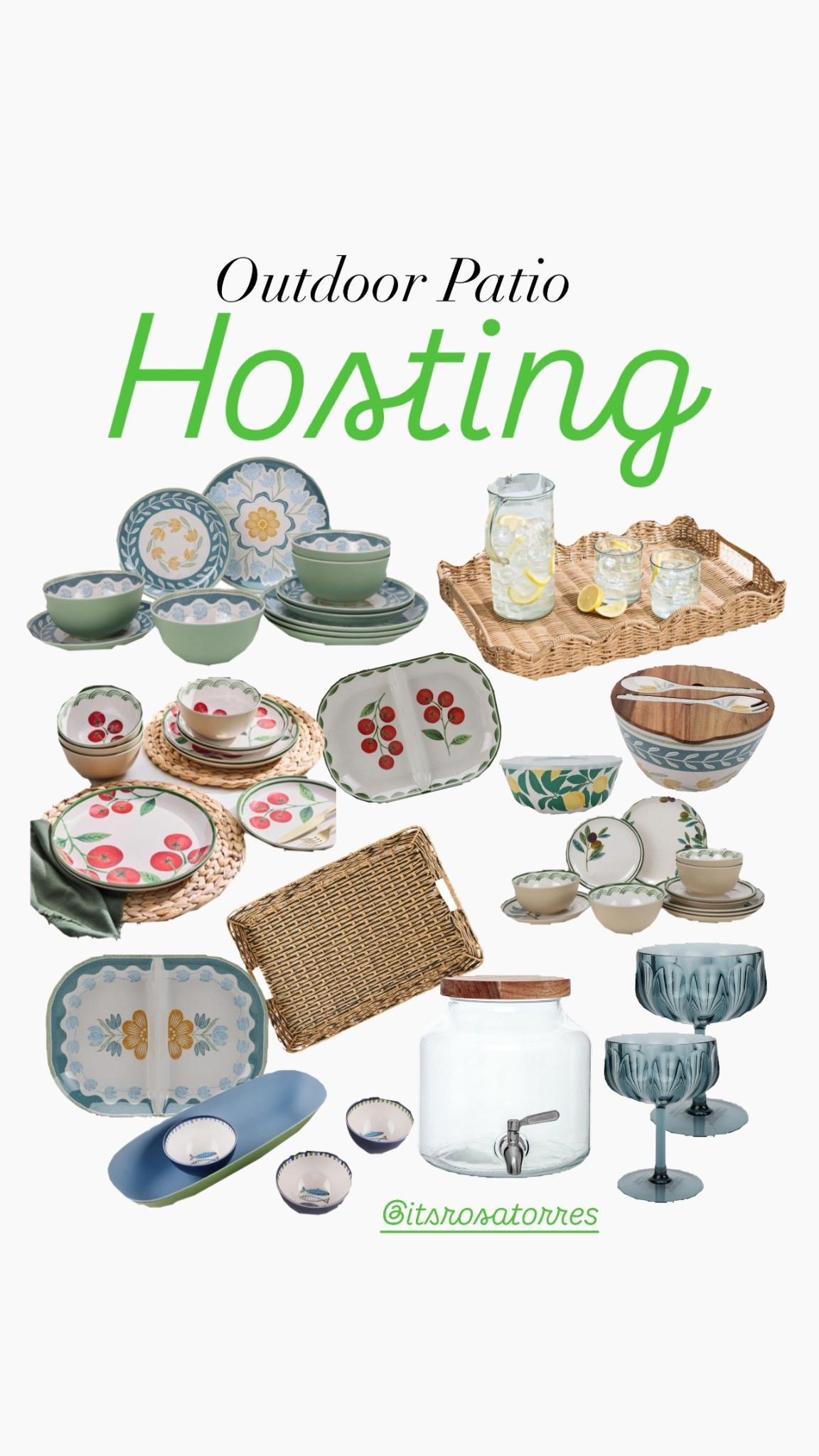Outdoor hosting kitchen food ware pieces are so cute and fun! I did get some of them, they are melamine so most of them as a mom of two girls they are helping me wash dishes and these are perfect if they fall or get a little slam they not break easily. We love them! 

#melaminedishes #hosting #patiohostingware #patiohosting #happyhour #backyardhosting #walmart #betterhomeandgardens #hostwithfriends #food 

#LTKfoodie #LTKHome #LTKSeasonal