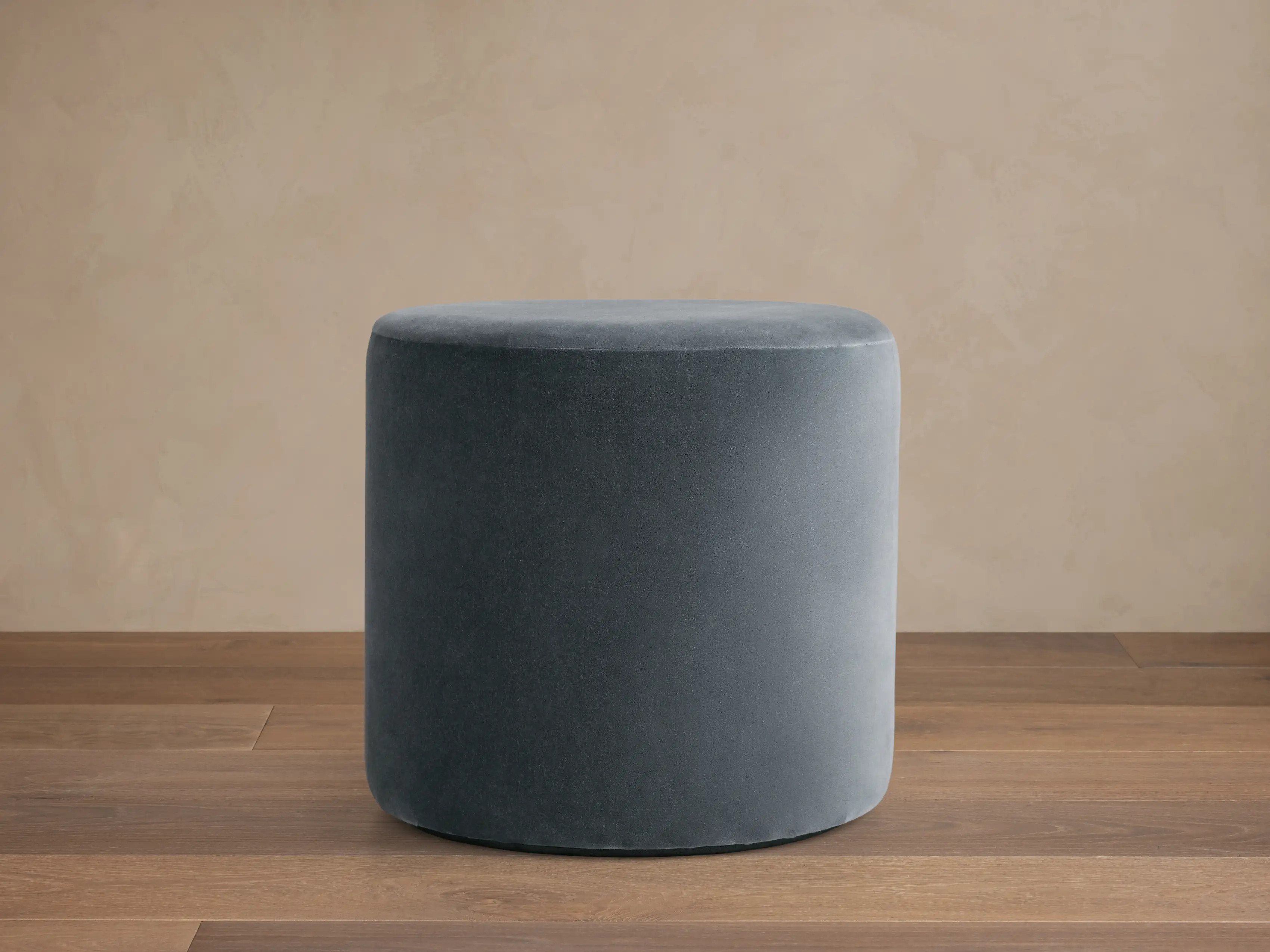 Velvet Round Pouf | Arhaus
