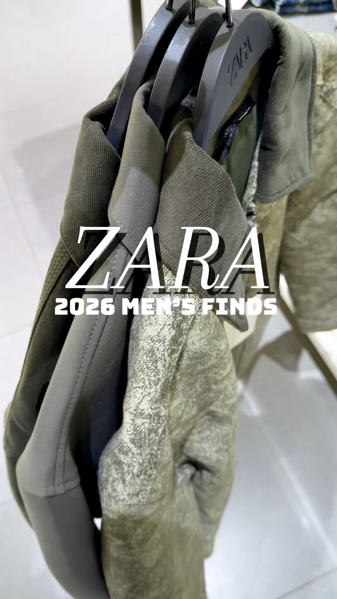 Zara - 2026 men’s finds. Assortment of green jackets and overshirts 

#LTKWorkwear #LTKMens #LTKootd