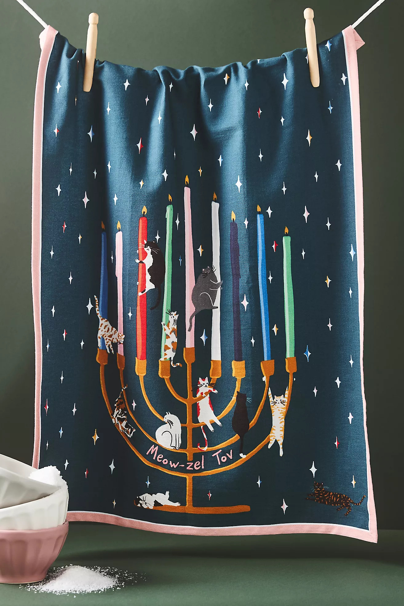 Meowzel Tov Dish Towel | Anthropologie (US)