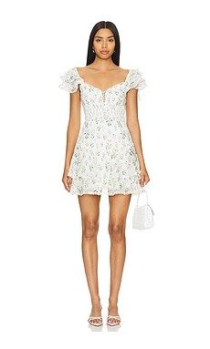 Alice + Olivia Hartford Mini Dress in Georgia Floral from Revolve.com | Revolve Clothing (Global)