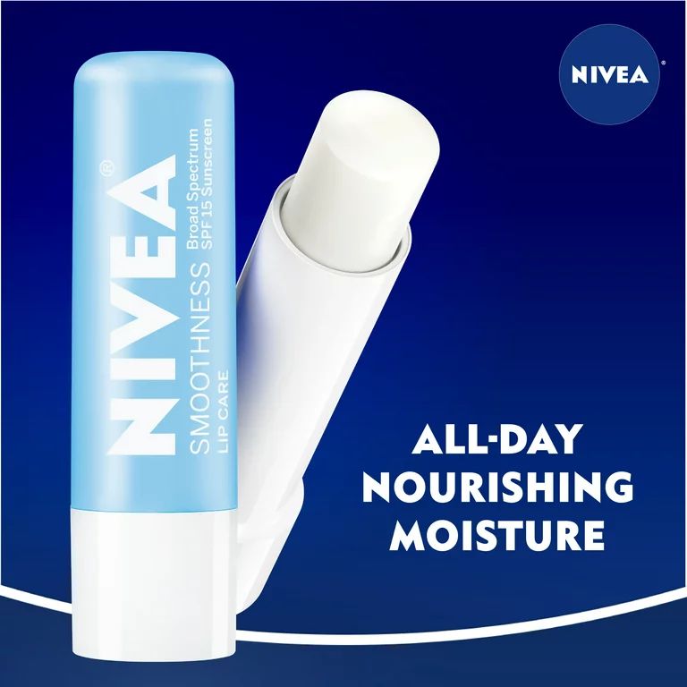 NIVEA Smoothness Lip Care SPF 15 0.17 oz. Carded Pack | Walmart (US)