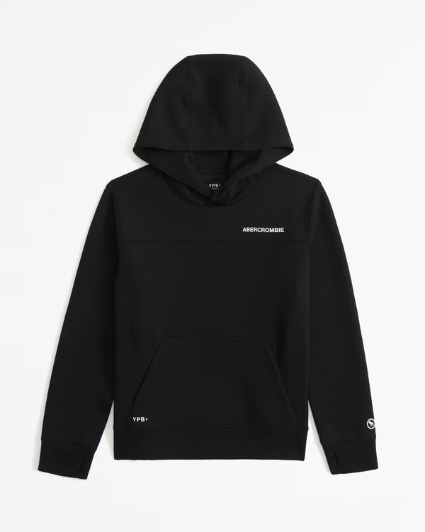 ypb neoknit active logo popover hoodie | Abercrombie & Fitch (US)