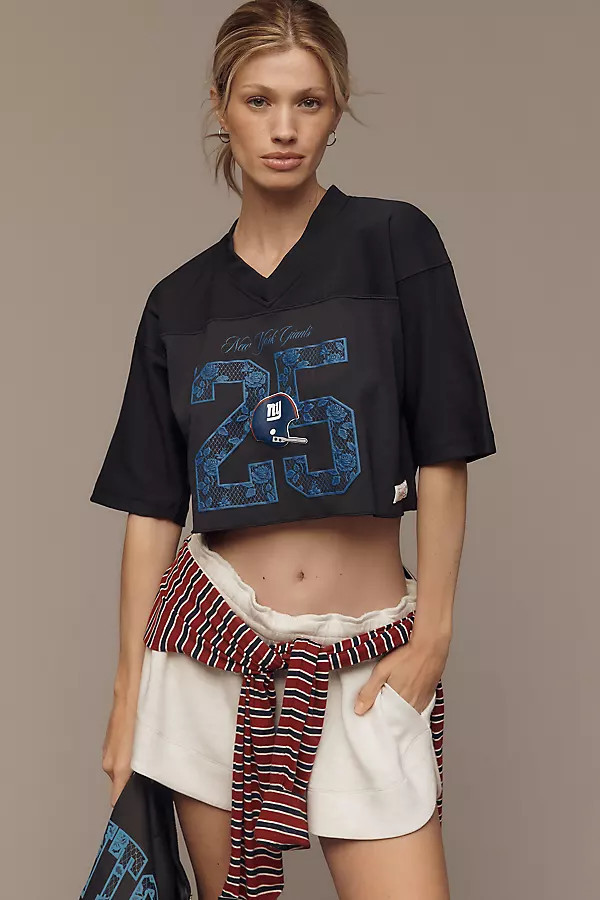NFL Cropped Jersey Top | Anthropologie (US)