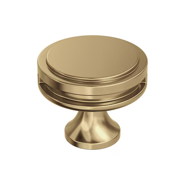 Amerock Oberon 1-3/8-in Champagne Bronze Round Contemporary Cabinet Knob | Lowe's