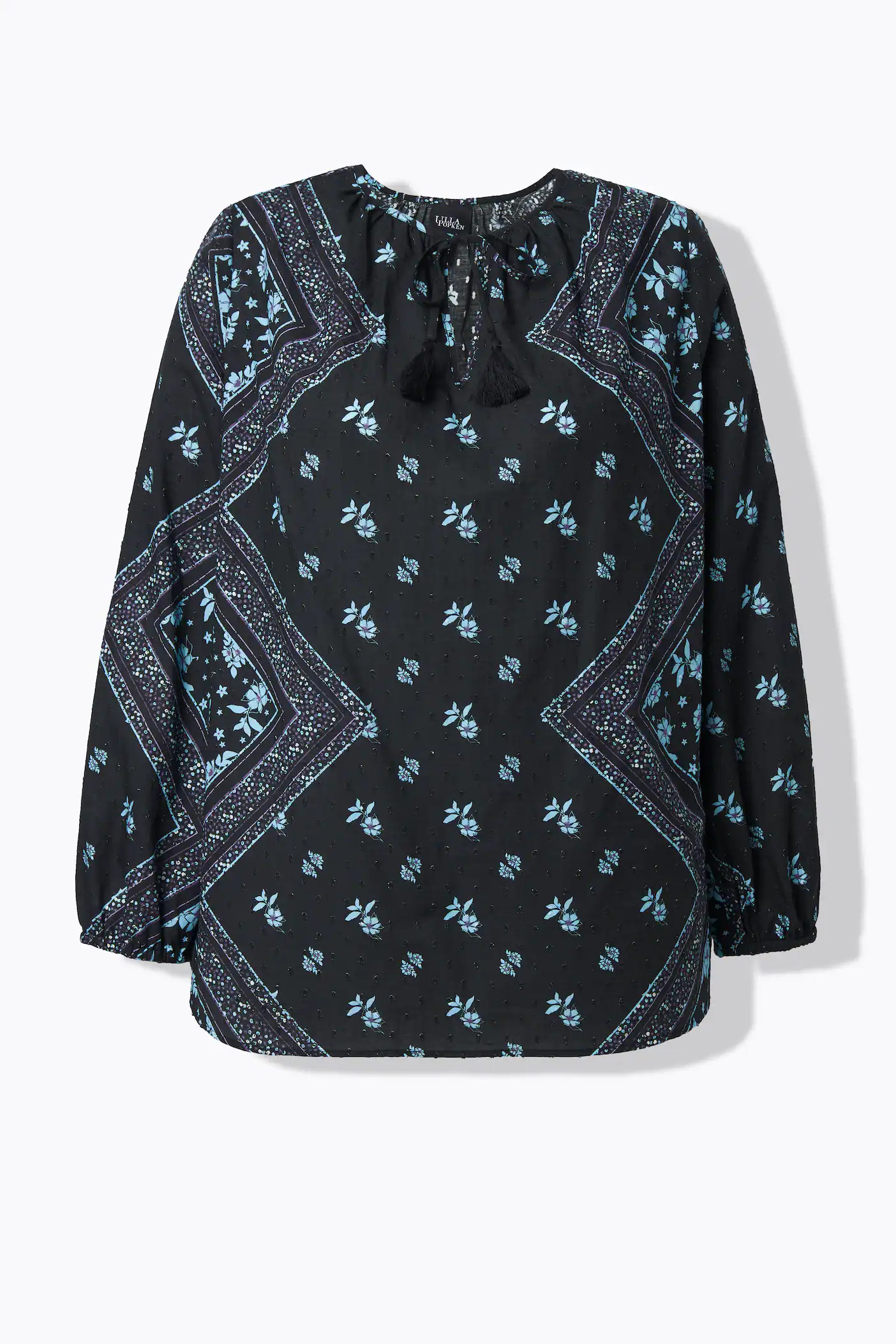 Handkerchief Print Blouse | Ulla Popken - US
