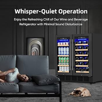 30 Inch Wine & Beverage Refrigerator– Dual Zone Beverage Cooler with Glass Door, Digital Touch ... | Amazon (US)