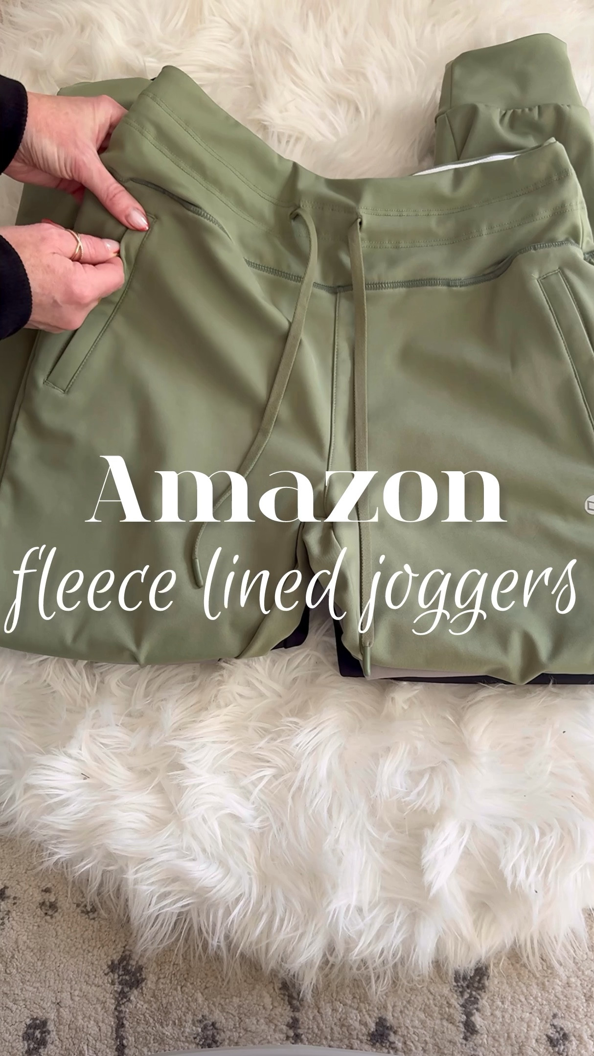 cozy fleece lined joggers! They are buttery soft with tummy control and are water and pet hair resistant! They come in 19 colors and are currently on deal! I’m in a medium but could have done a small. Sizes XS-XXL 
Amazon active, fall fashion find, sports mom, errands outfit, travel outfit, casual athleisure style, winter running gear, slim fit joggers, winter style, over 40 fashion, puffer vest, how to style

#LTKSeasonal #LTKVideo #LTKActive