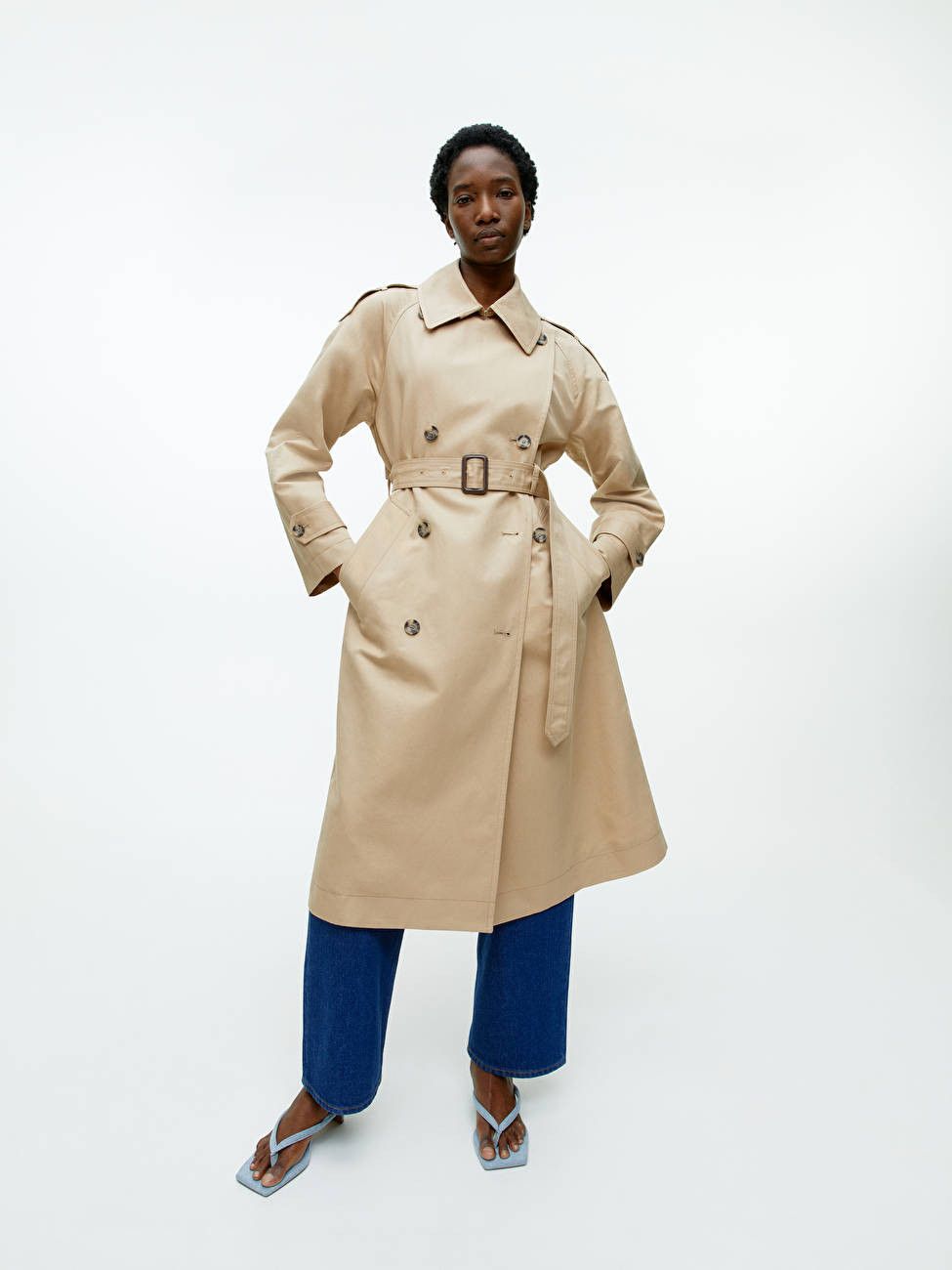 Linen Cotton Trenchcoat | ARKET (US&UK)