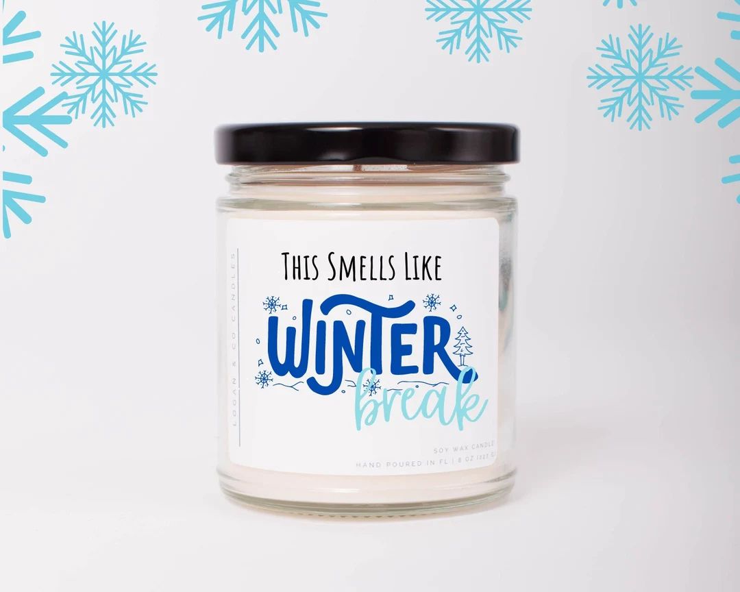 Smells Like Winter Break Christmas Gift for Teacher End of - Etsy | Etsy (US)