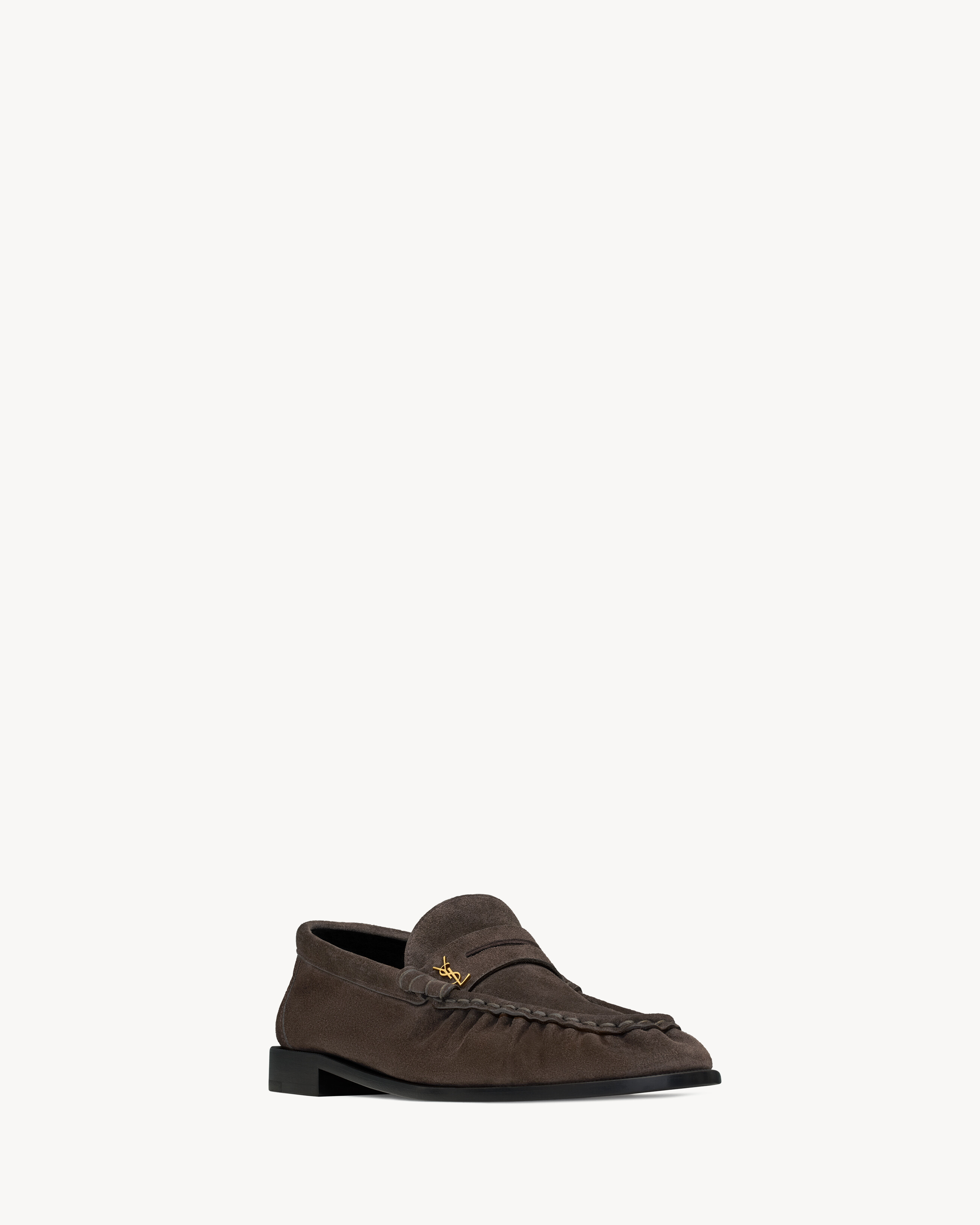 le loafer penny slippers in suede | Saint Laurent Inc. (Global)