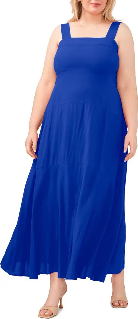 Solid Sleeveless Tiered Maxi Dress | Nordstrom