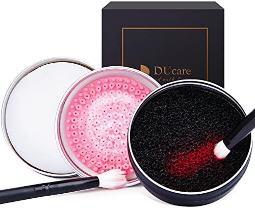 DUcare Makeup Brush Cleaner Makeup Brushes Solid Soap Cleanser with Color Removal Sponge Brush Cl... | Amazon (US)