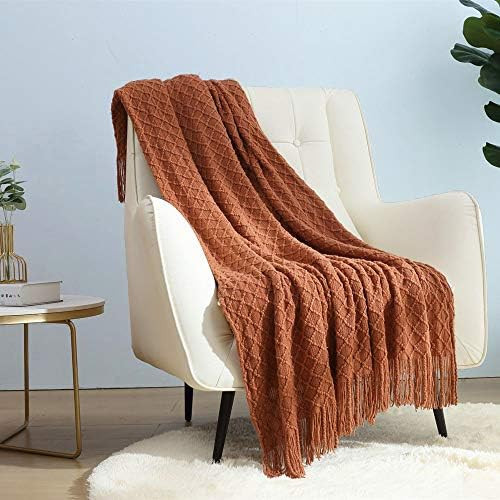 CREVENT Home Farmhouse Decor Rustic Couch Sofa Chair Bed Throw Blanket, Soft Warm Light Weight for T | Amazon (US)