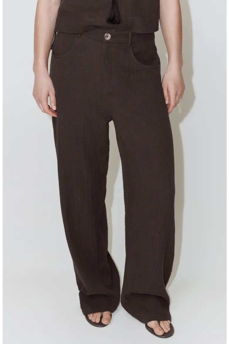 MANGO Crinkled Cotton Balloon Pants (Women) | Nordstrom | Nordstrom